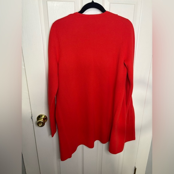 NWT J.Crew Factory Juliette Collarless Sweater Blazer – Size Small Red-Orange | - Picture 9 of 12